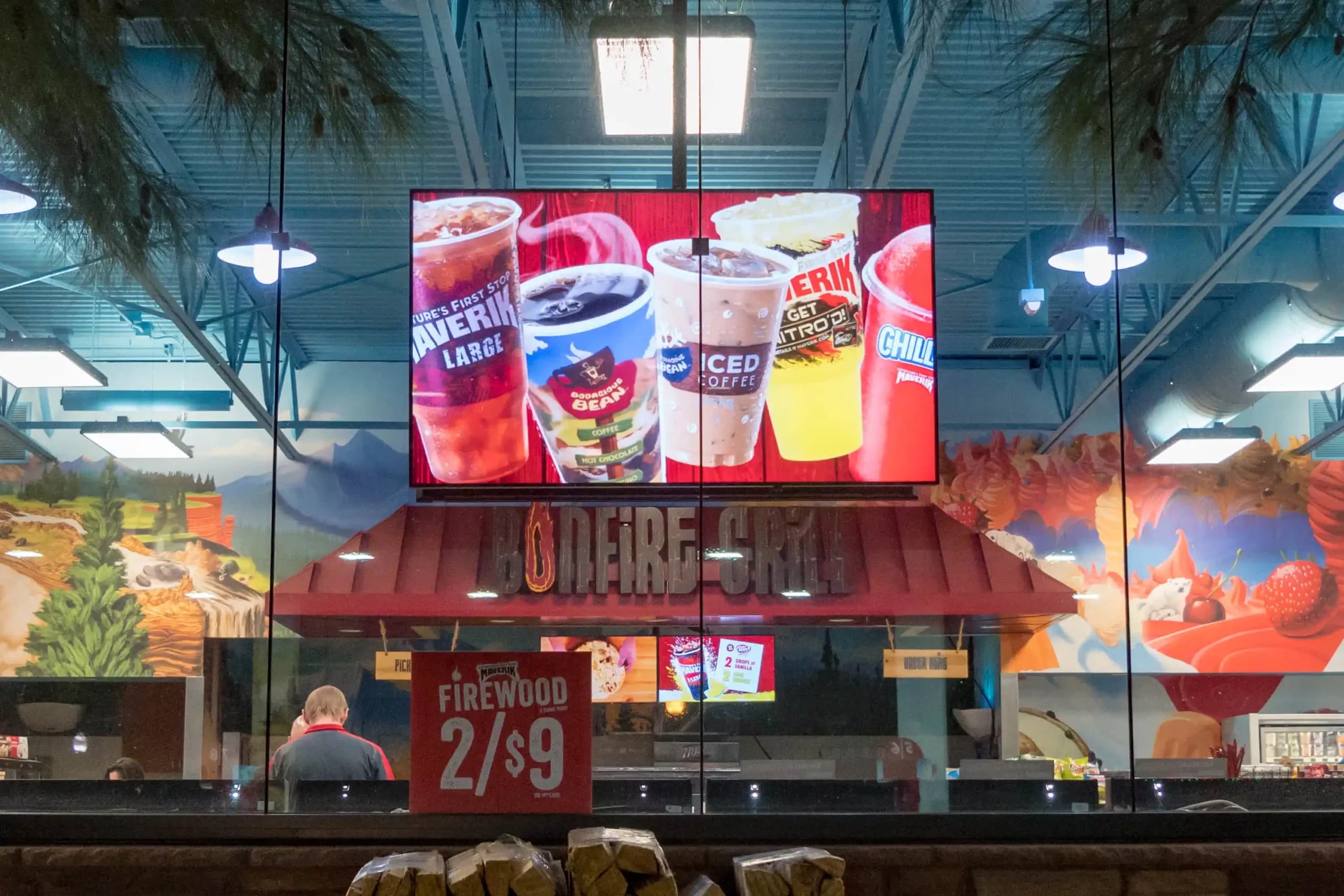 Revel logo carousel panel