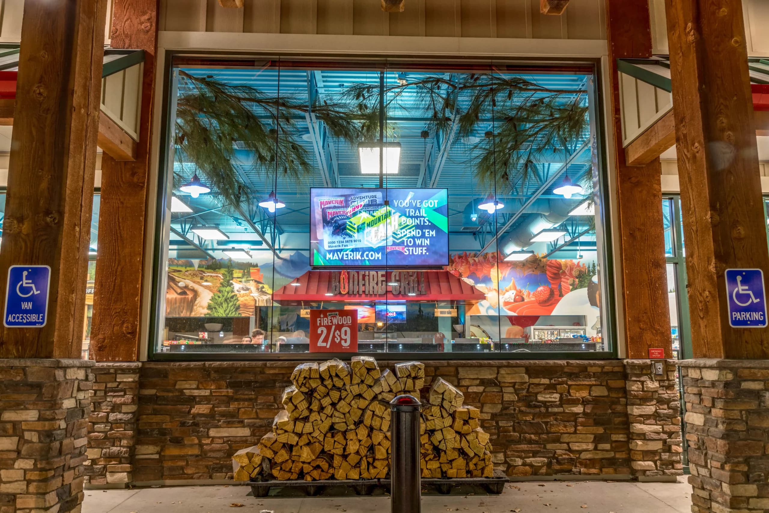 Revel logo carousel panel