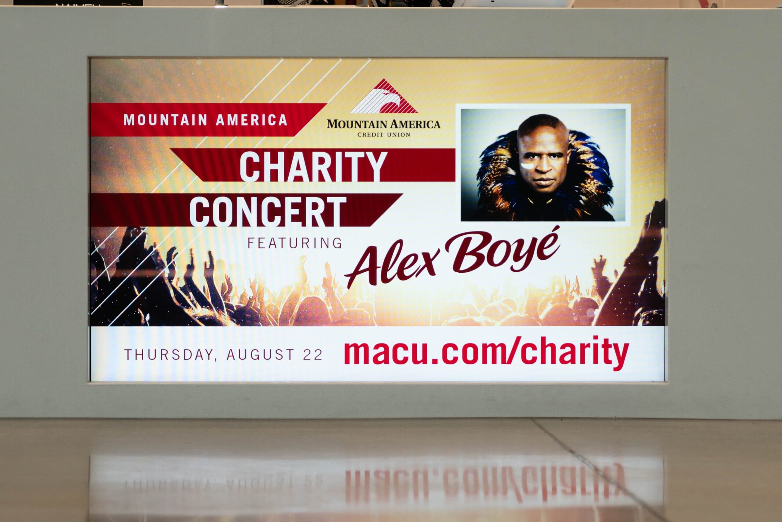 Branch visual communication display wall