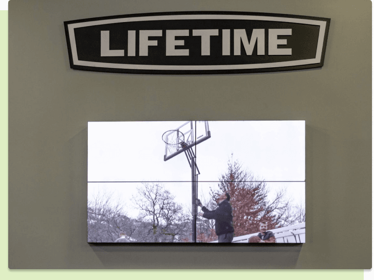 Retail branded screen content