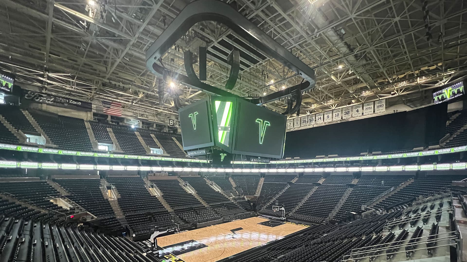 Arena after digital signage upgrade