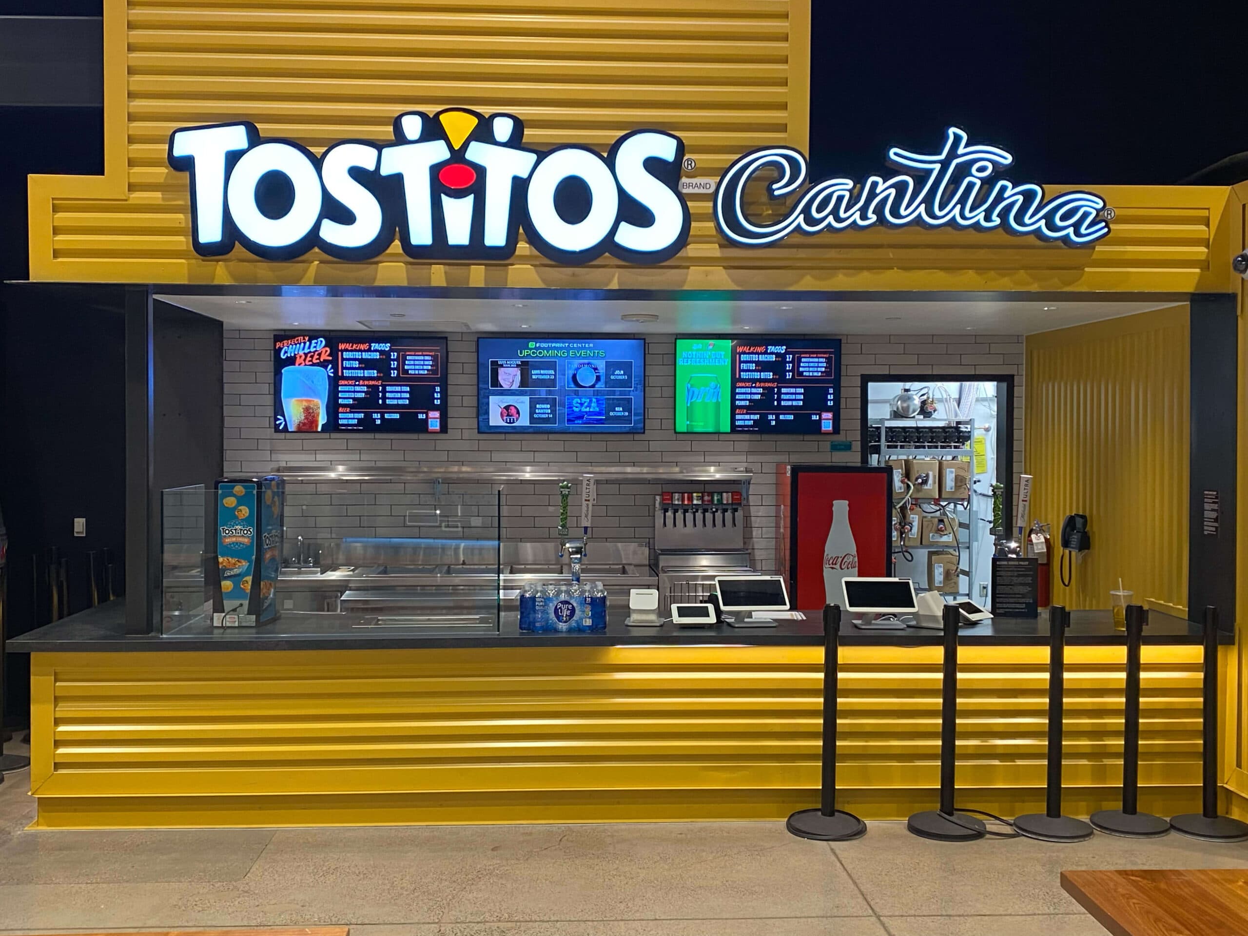 Heywood stadium board with player feature creative